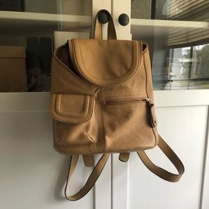 Backpack purse - Tan